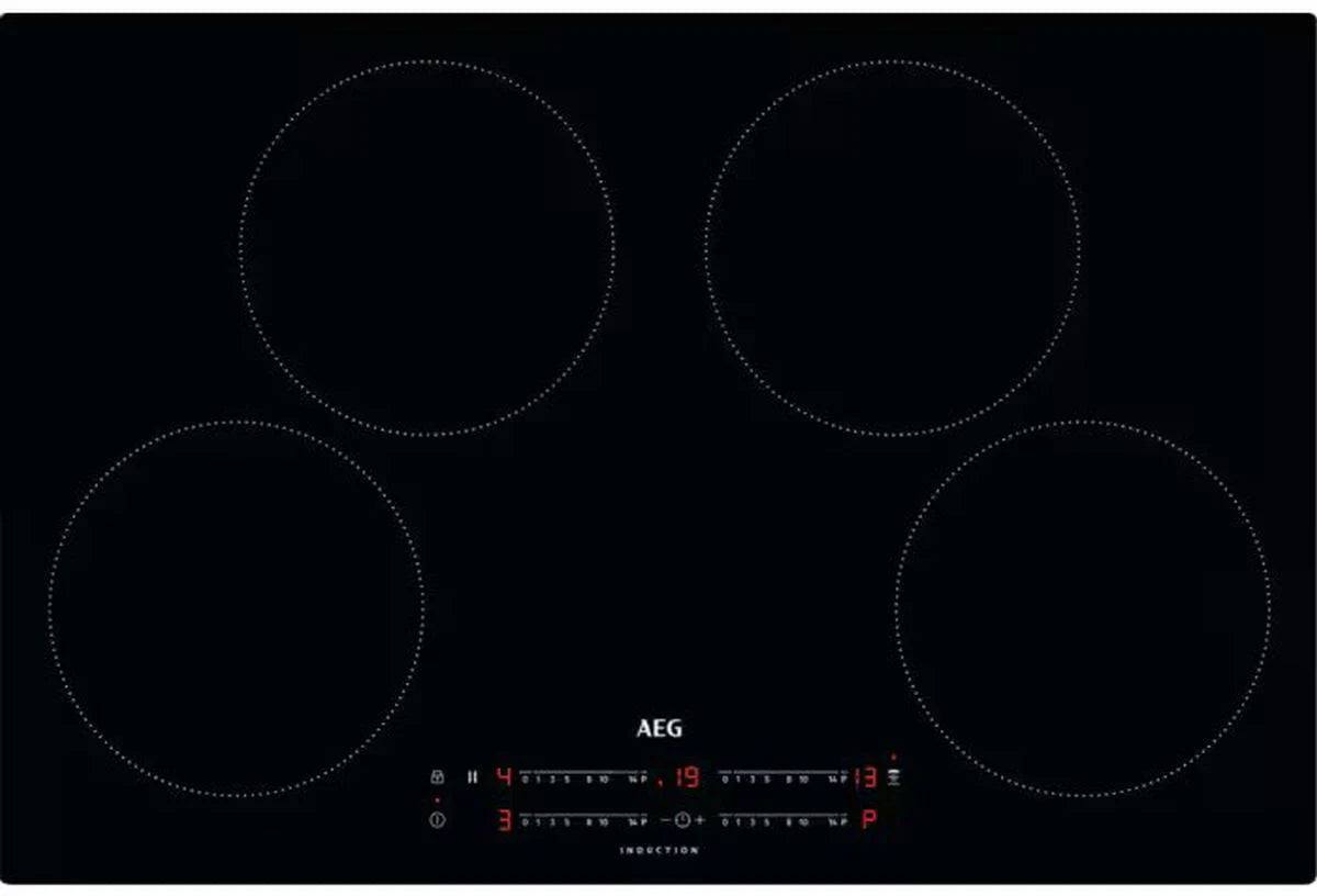 AEG IKX84401CB Induction Hob 80cm 4 Zone Black