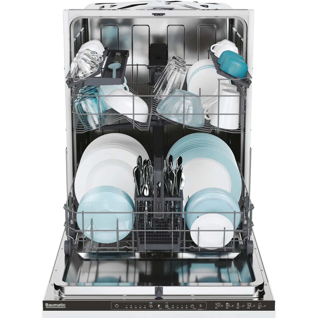 Baumatic BI-3E53E0B-80 Fully Integrated Dishwasher