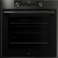 Asko OP8687B Built in Single Oven Electric Pyrolytic in Black Steel REFURBISHED