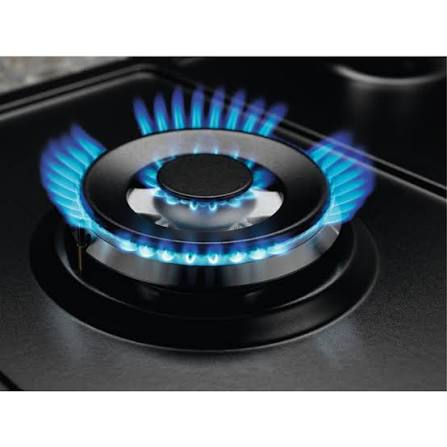 Electrolux EGS6436K 60cm 4 Burner Gas Hob in Black