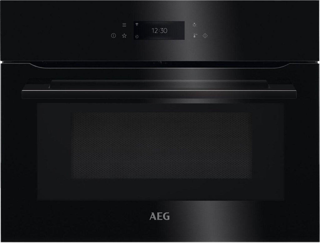 AEG KMK768080B Compact Microwave Oven Combination Built In Black GRADE