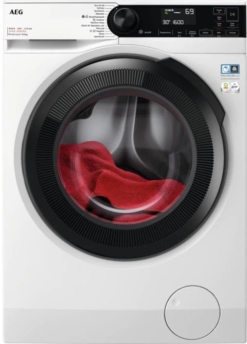 AEG LWR7496O4B Washer Dryer 9kg + 6kg 1600 rpm White REFURBISHED