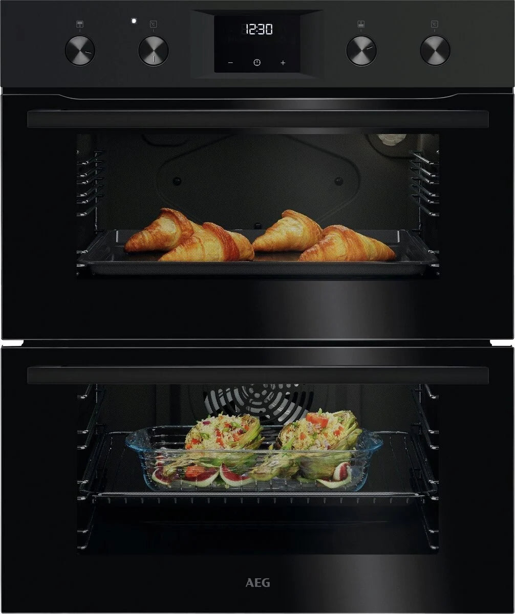AEG OU5NU20B Double Oven Electric Built Under Black REFURBISHED