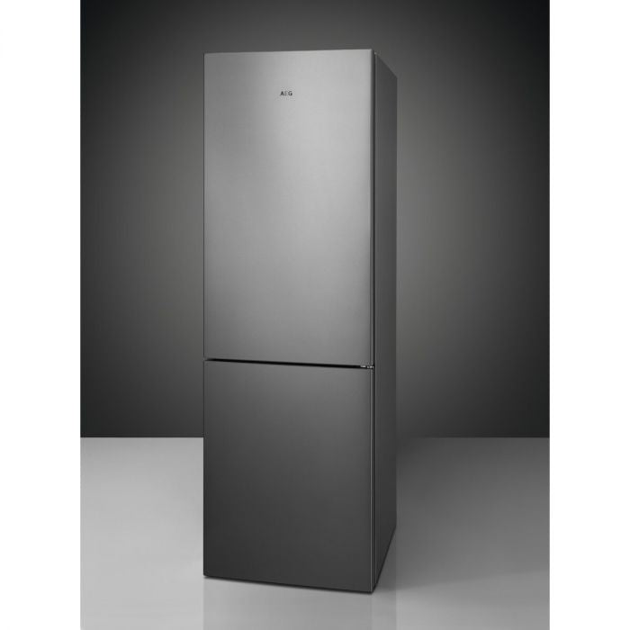 AEG RCB632E2MX 60cm Frost Free Fridge Freezer in Stainless Steel REFURBISHED