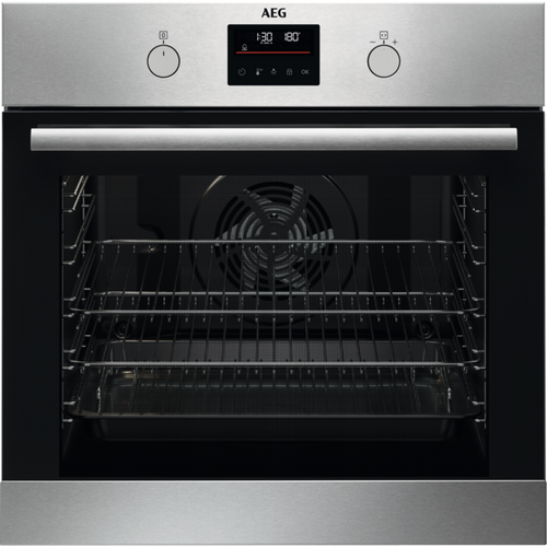 AEG BEK33506HM Single Oven Electric Built in Stainless Steel GRADE B