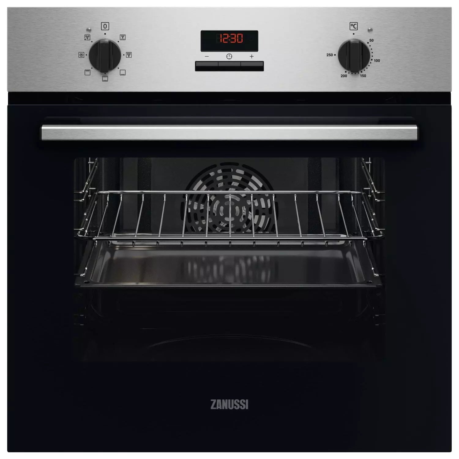 Zanussi ZOHTX2X2 Single Oven Electric in Stainless Steel GRADE B