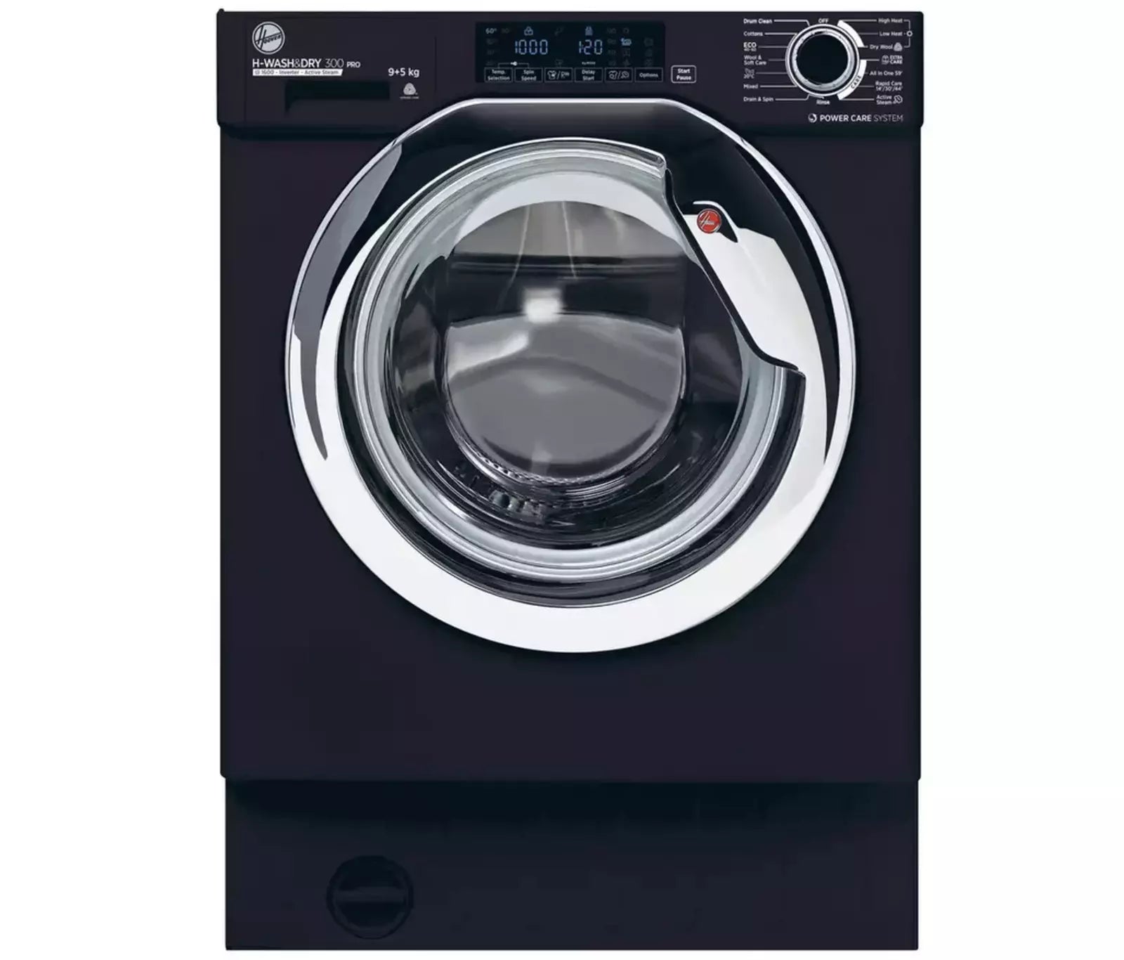 Hoover HBDOS695TAMCBE-80 Washer Dryer Integrated 9kg + 5kg 1600rpm Black