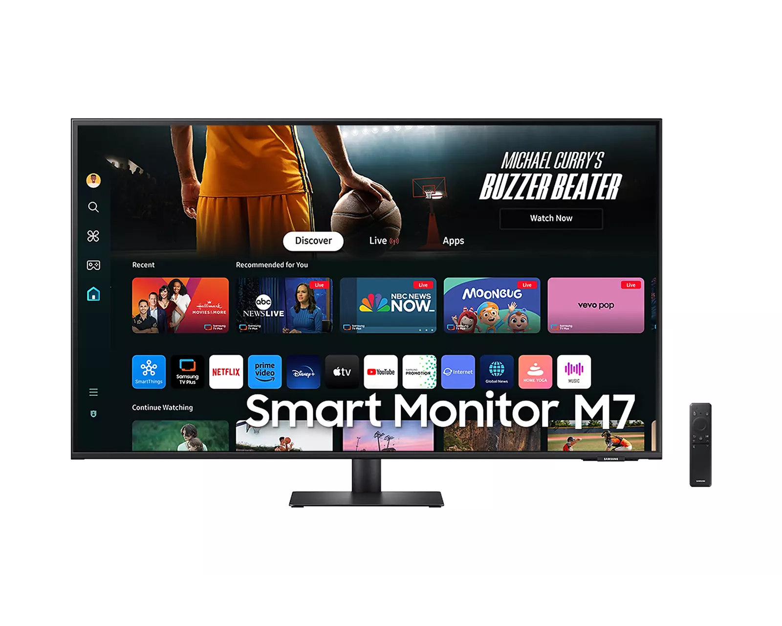 Samsung LS43DM702UUXXU Smart Monitor 43" 4K UHD with Speakers + Remote
