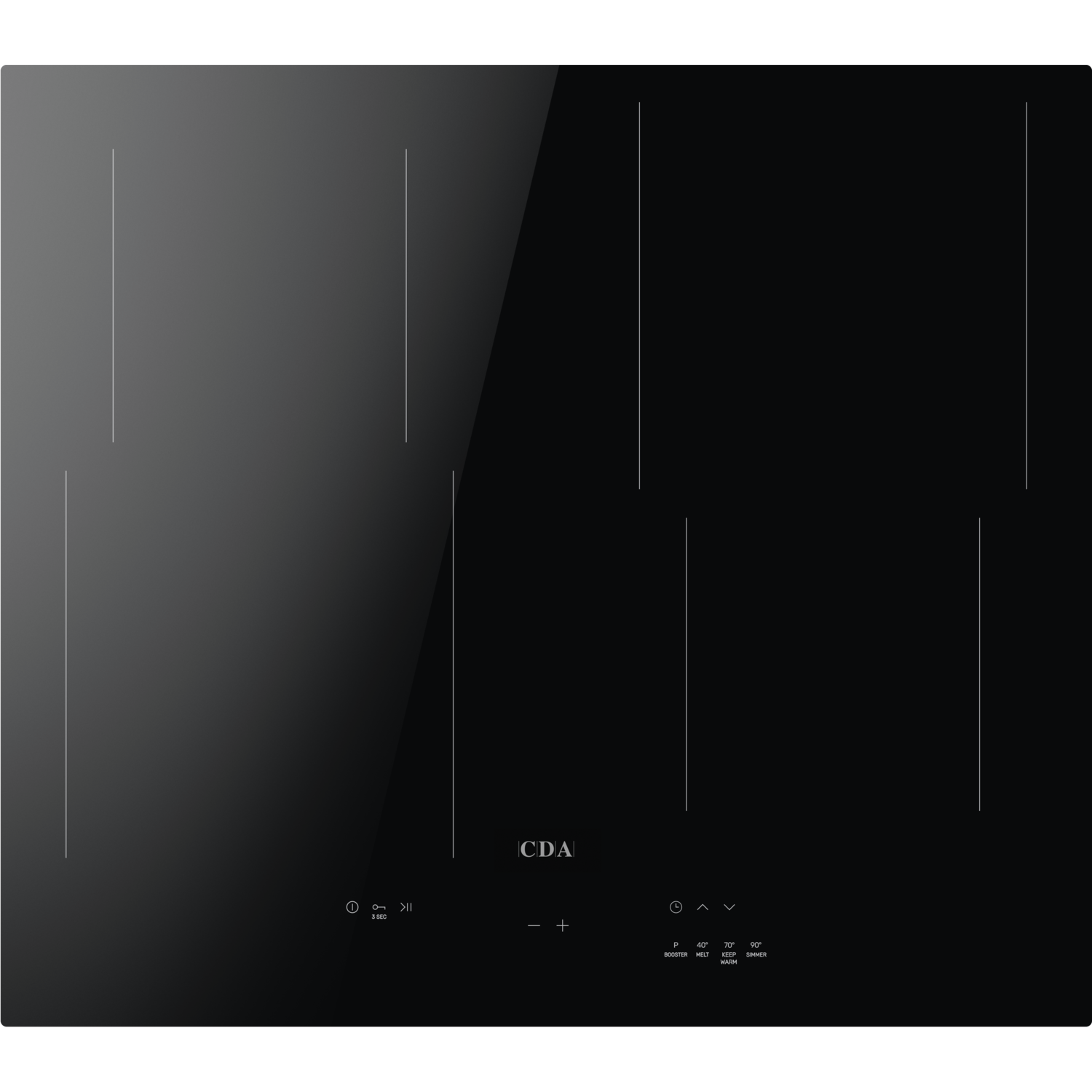 CDA HN6112FR Induction Hob 4 Zone 60cm in Black GRADE B