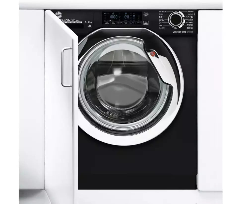 Hoover HBDOS695TAMCBE-80 Washer Dryer Integrated 9kg + 5kg 1600rpm Black