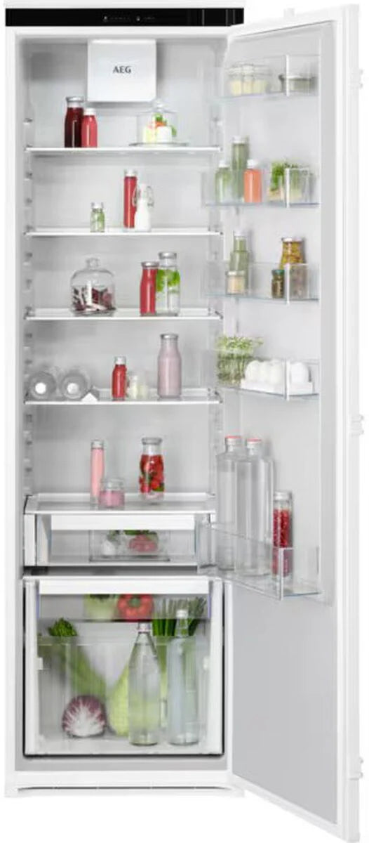 AEG TK6DS181ES Tall Integrated Larder Fridge with Fixed Hinge