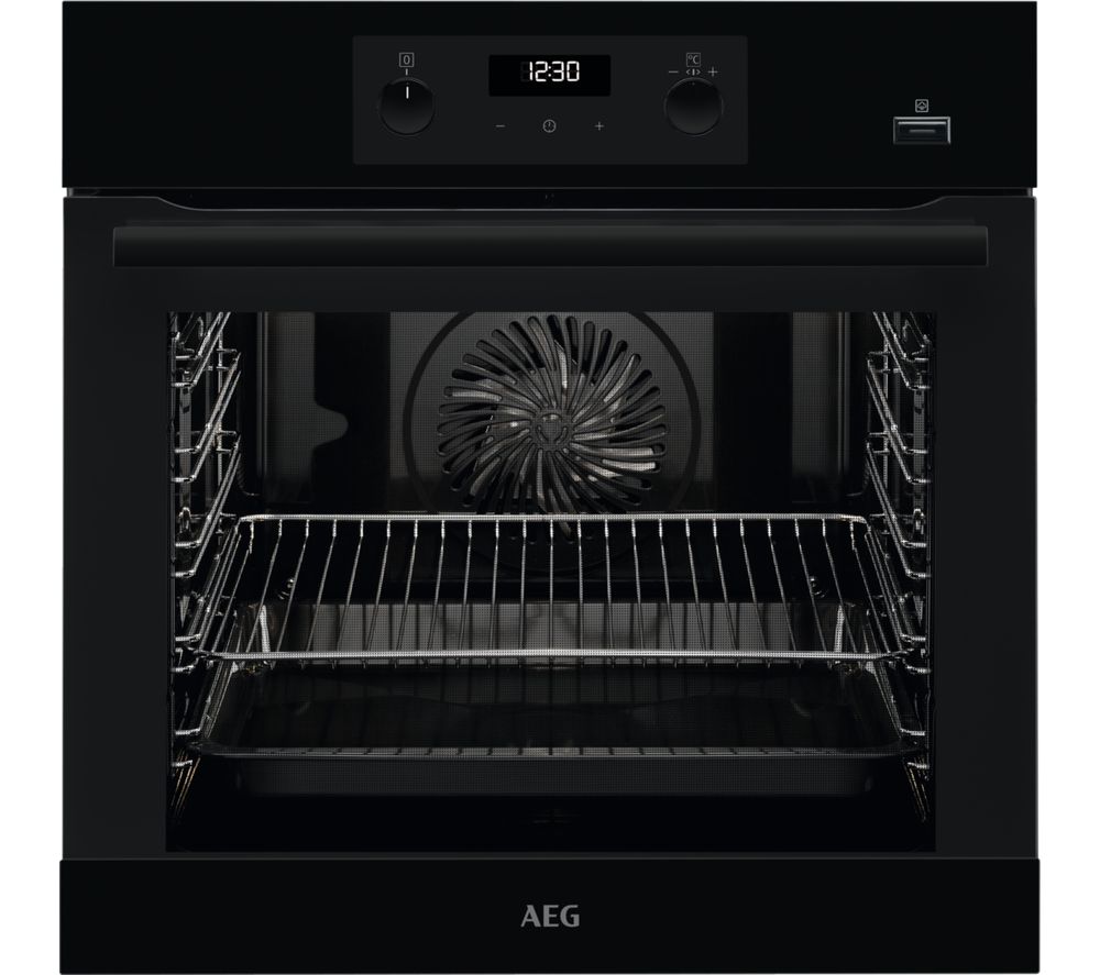 AEG BEB355020B Single Oven Electric Steam Black