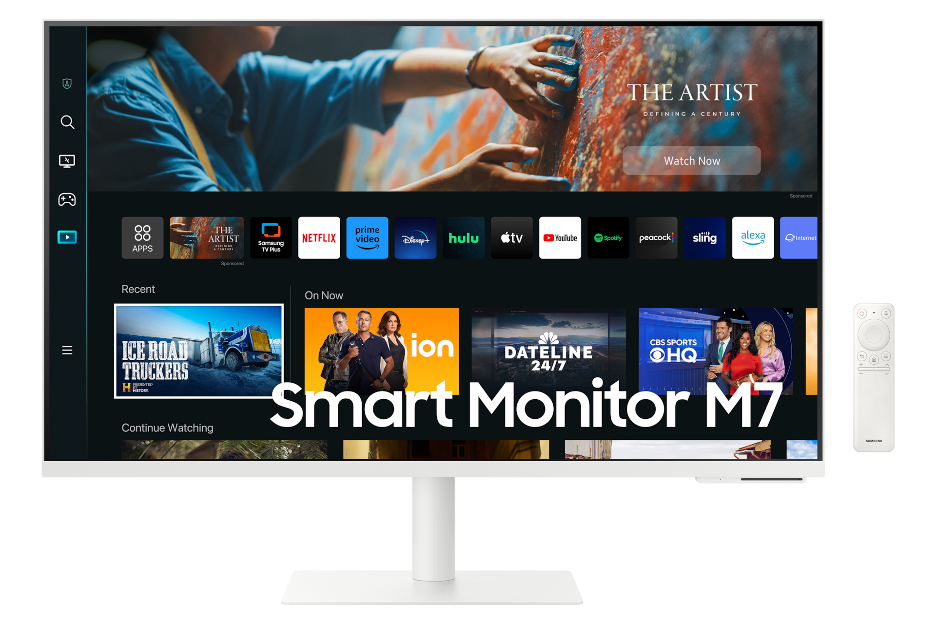 Samsung LS27CM703EUXXU 27" M7 Monitor Smart Full HD HDR White GRADE A