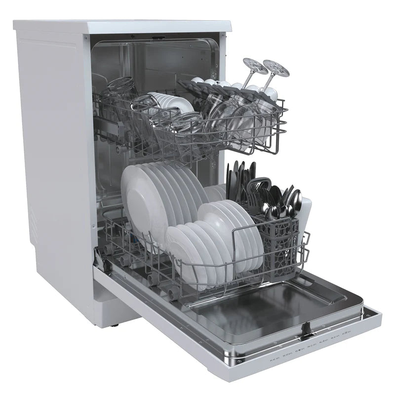 Hoover HDPH2D1049W-80 Slimline Freestanding Dishwasher in White