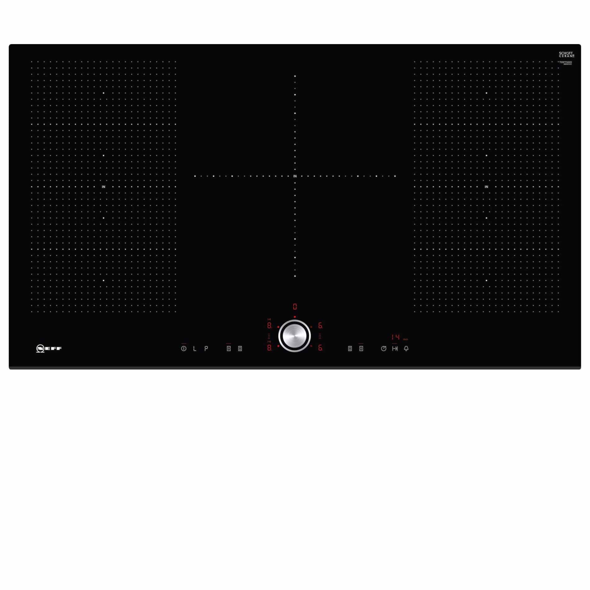 Neff T59FT50X0 Induction Hob 92cm 5 Zone in Black