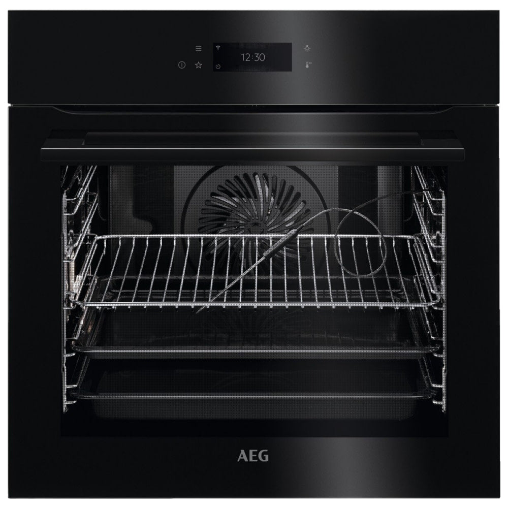 AEG BPK748380B Single Oven Electric Built In Pyrolytic in Black GRADE A