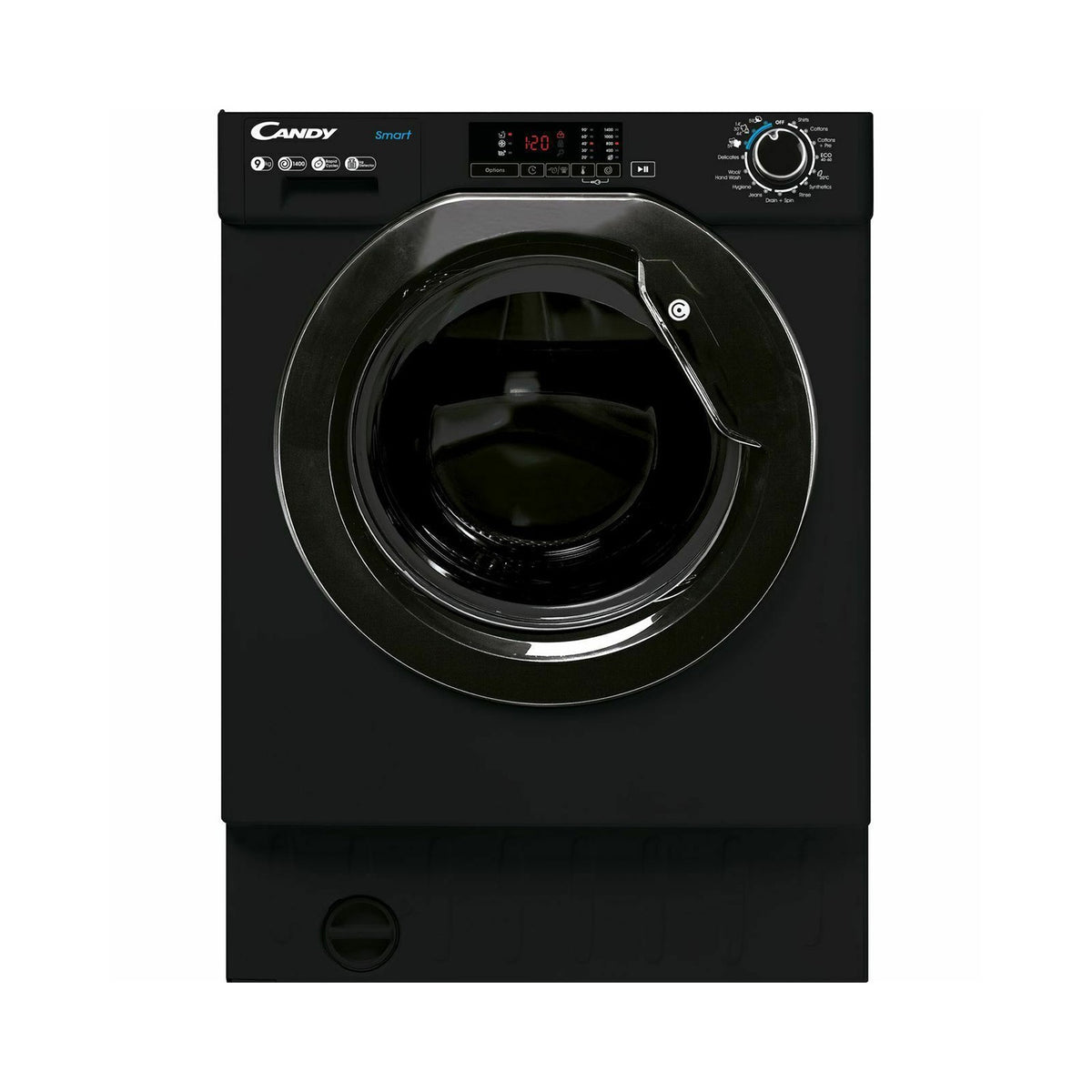 Candy CBW49D1BBE-80 Washing Machine 9kg 1400rpm Integrated Black GRADE A