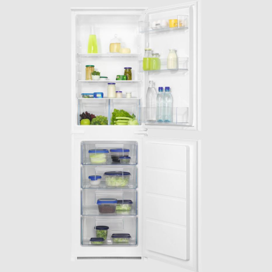 Zanussi ZNFN18FS5 Fridge Freezer Integrated 50:50 Low Frost Sliding GRADE A