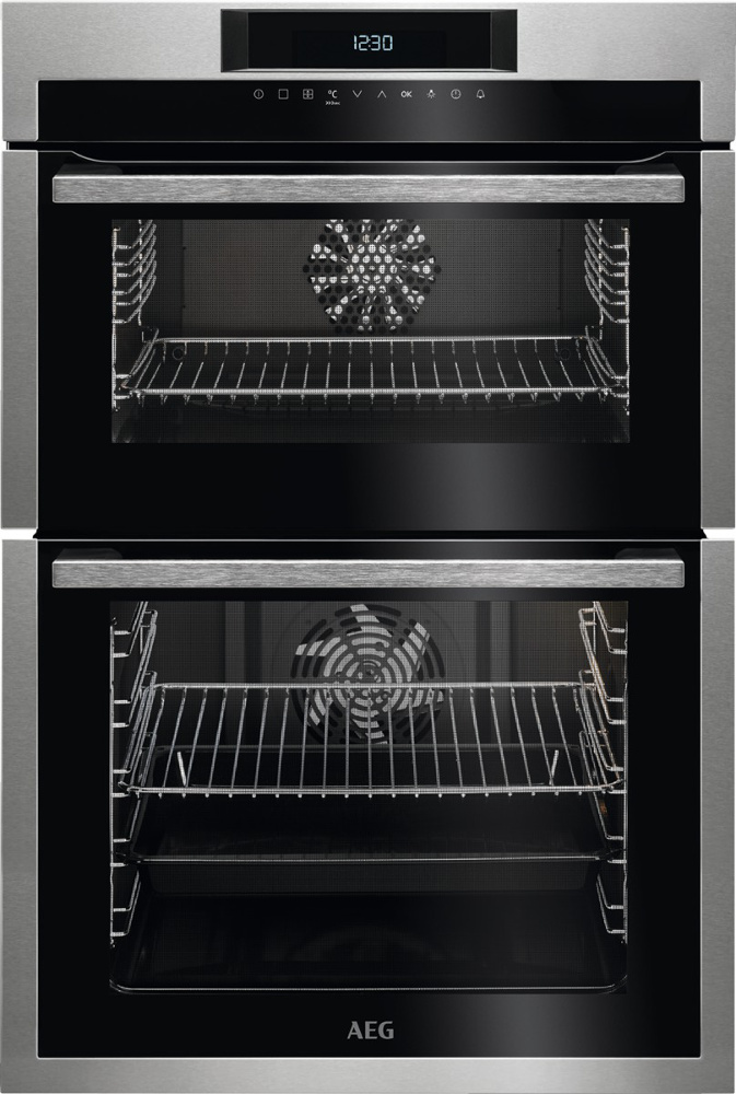 AEG DCE731110M Double Oven Electric Built In Stainless Steel GRADE B