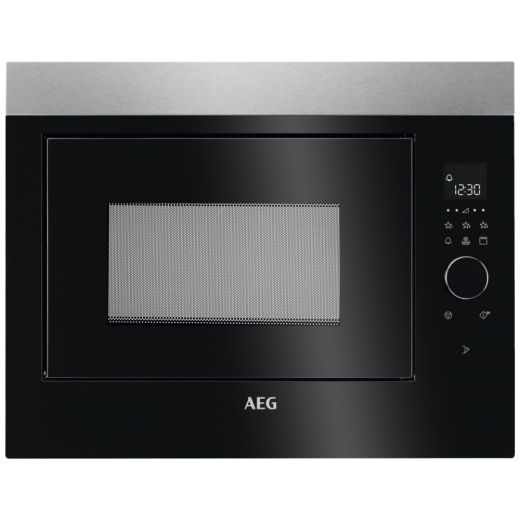 AEG MBE2658DEM Integrated Microwave and Grill in Stainless Steel
