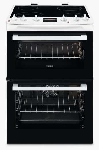Zanussi ZCV66250WA Electric Cooker 60cm with Ceramic Hob in White GRADE B