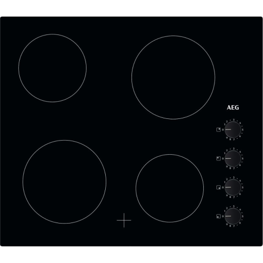 AEG HK614000CB Ceramic Hob 60cm 4 Zone Black GRADE A