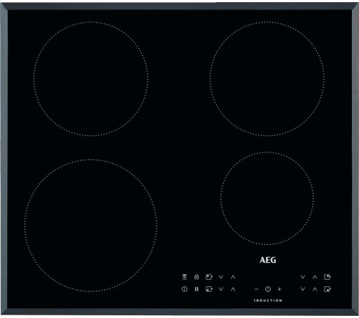 AEG IKB64301FB Induction Hob 60cm 4 Zone Frameless Touch Control