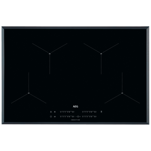 AEG IAE84411FB Induction Hob 80cm Hob2Hood Four Zone in Black