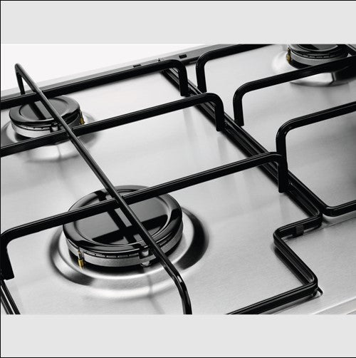 Zanussi ZGNN640X Gas Hob 60cm 4 Burner in Stainless Steel