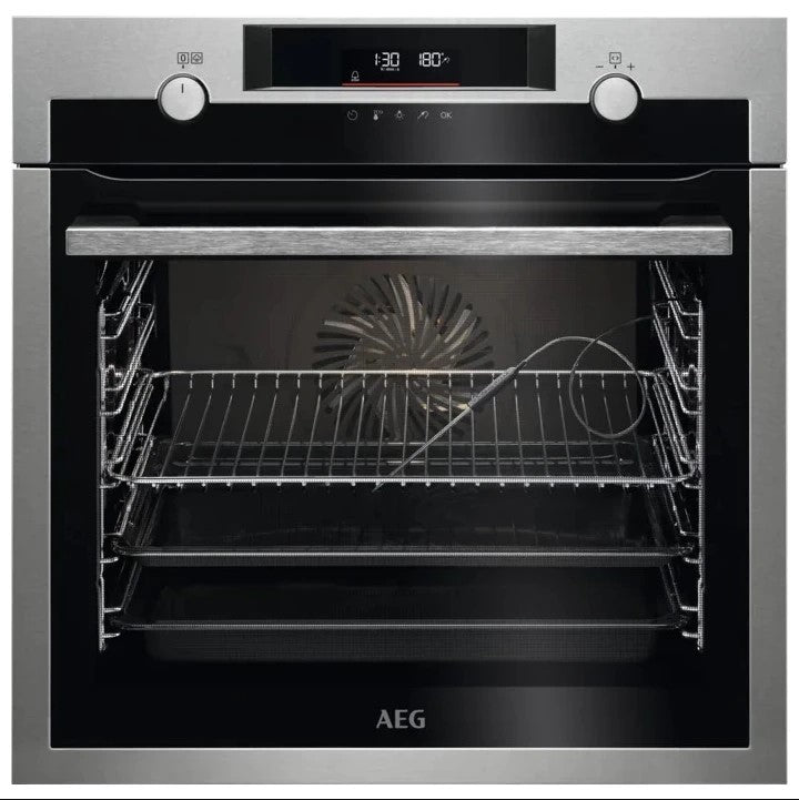 AEG BCE556060M Single Oven Electric Steambake Stainless Steel GRADE A