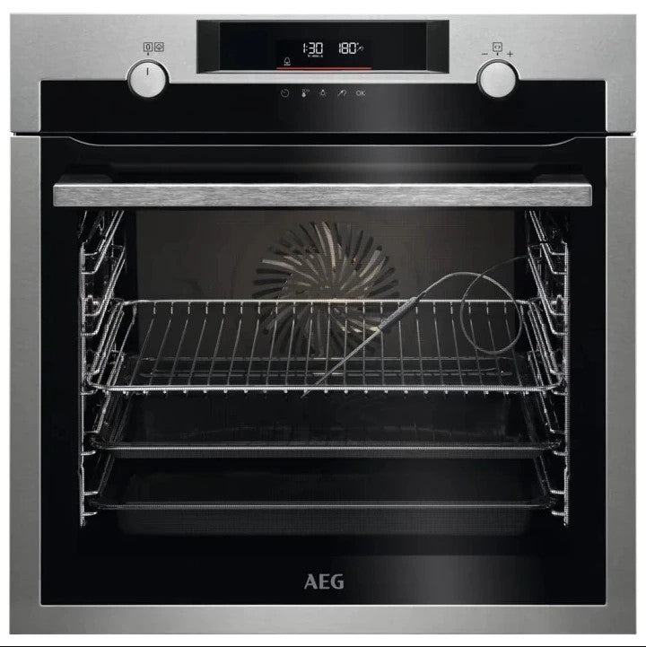 AEG BCE556060M Single Oven Electric Steambake Stainless Steel GRADE B