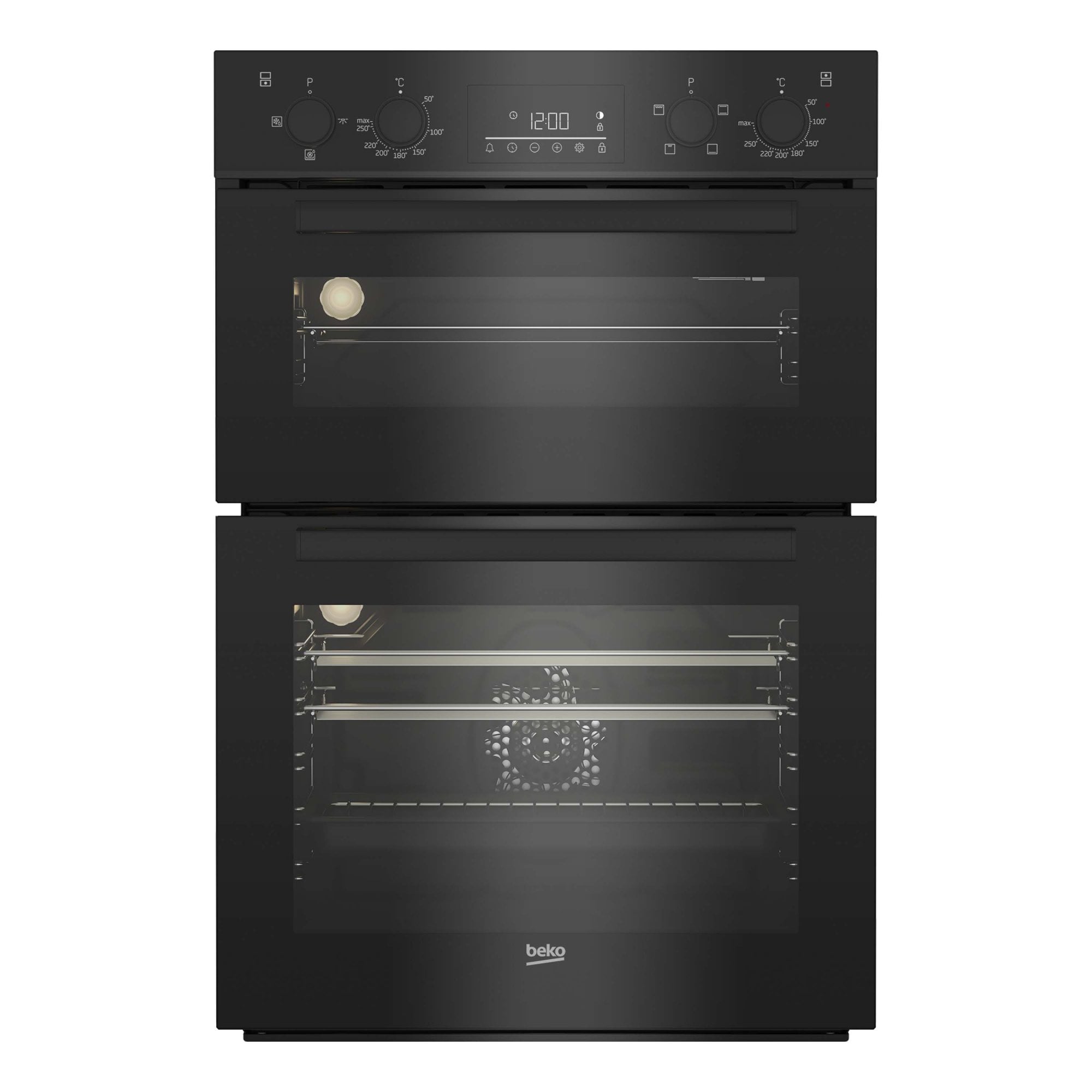 Beko BBDF22300B Double Oven Built in Electric in Black GRADE A
