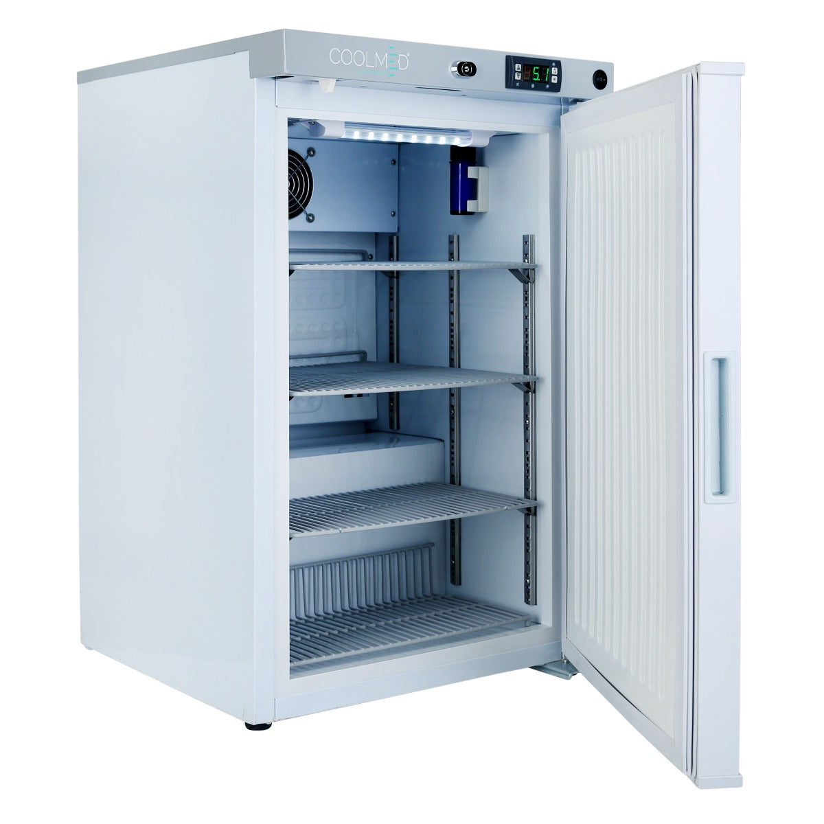 CoolMed CMS59 Pharmacy Fridge 62L Solid Door in White GRADE B