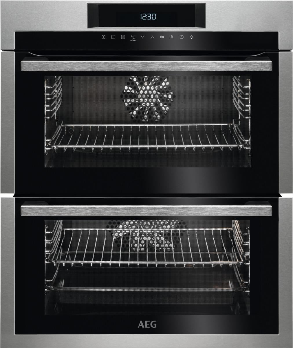 AEG DUE731110M Double Oven Built Under Electric in Stainless Steel GRADE A