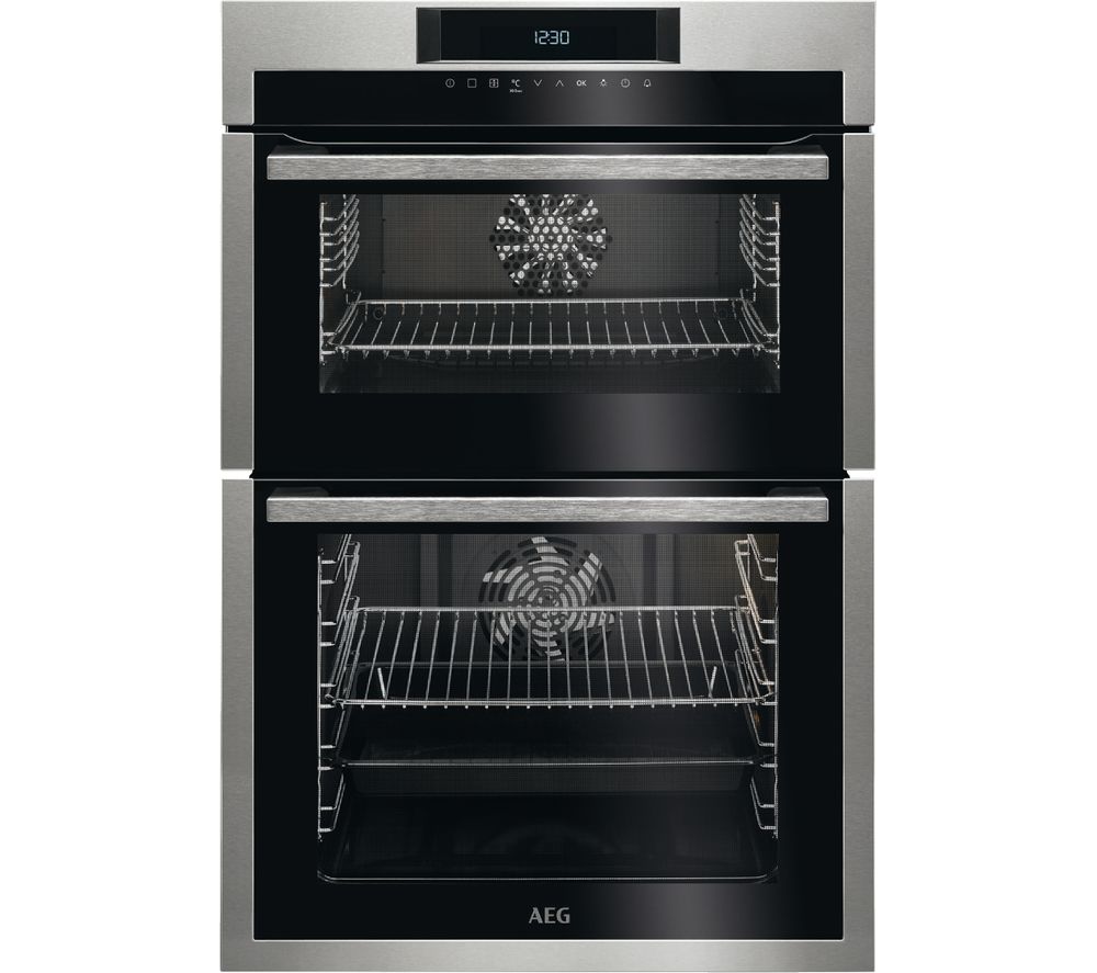AEG DCE731110M Double Oven Electric Built In Stainless Steel REFURBISHED