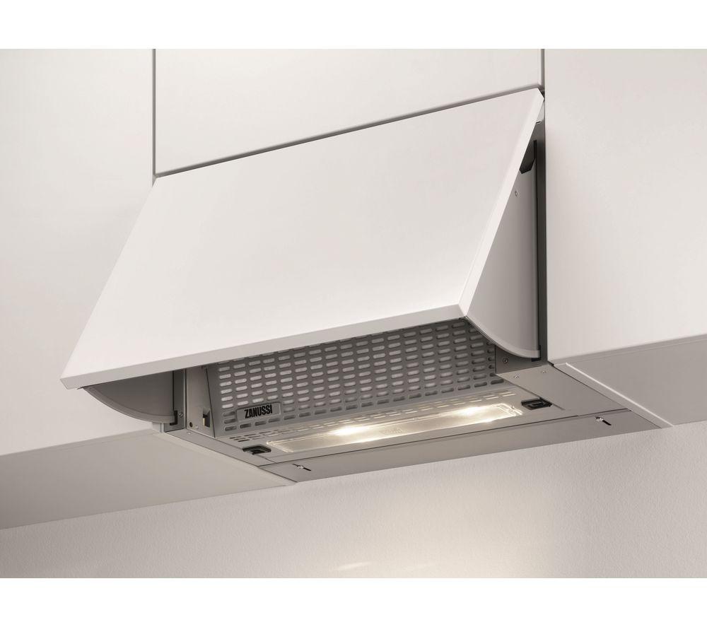 Zanussi ZHI612G 60cm Integrated Cooker Hood in Grey GRADE B