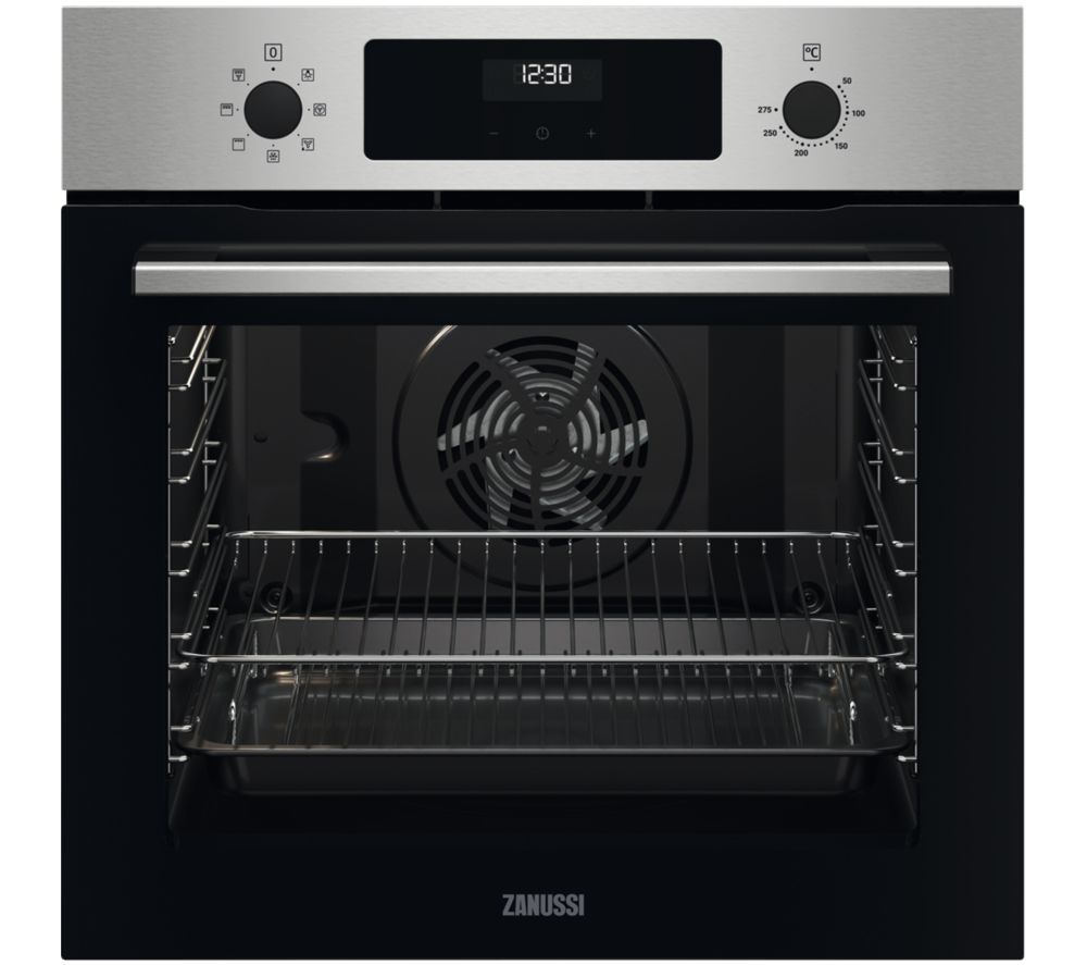 Zanussi ZOHCX3X2 Single Oven Electric FanCook in Stainless Steel