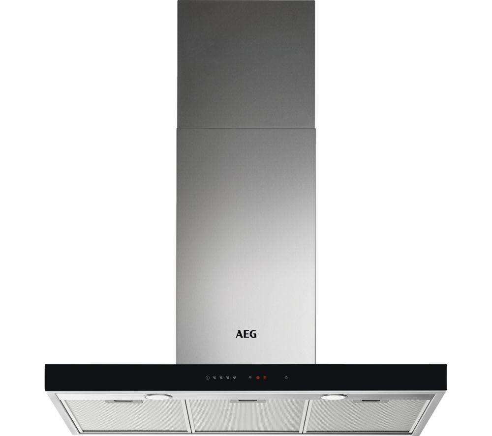AEG DBE5961HG 90cm Sliding Chimney Cooker Hood in Stainless Steel GRADE A