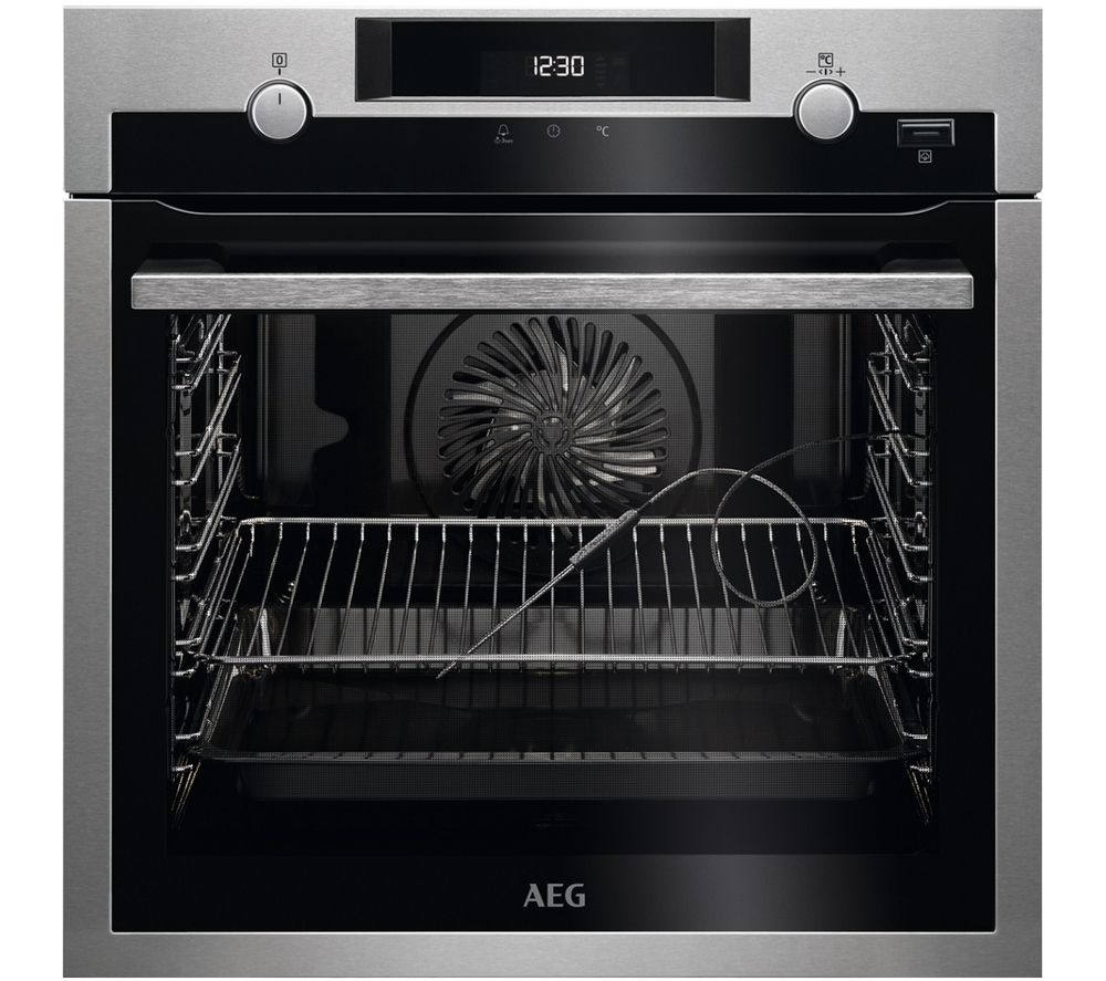 AEG BPS556020M Single Oven Pyrolytic Electric Stainless Steel GRADE B
