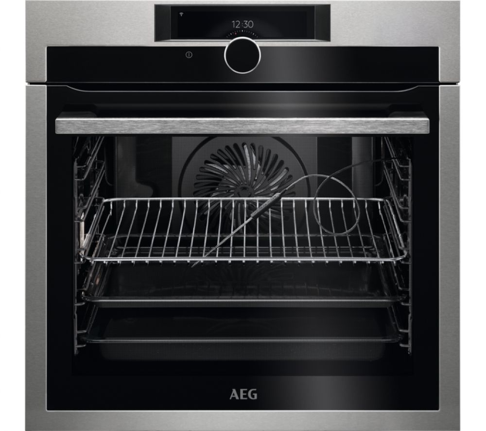 AEG BPE948730M Single Oven Built in Pyrolytic Stainless Steel GRADE A