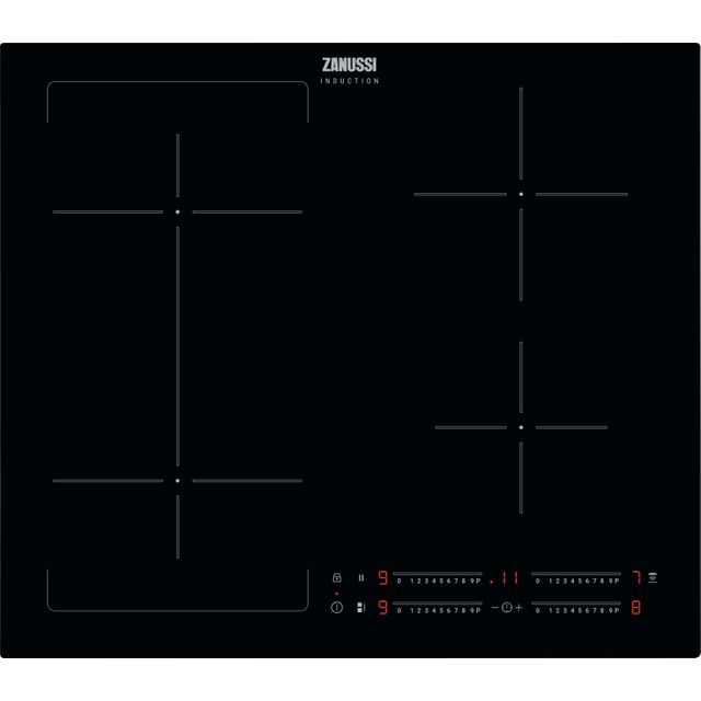 Zanussi ZIFN644K Induction Hob 60cm JoinZone Hob2Hood Black