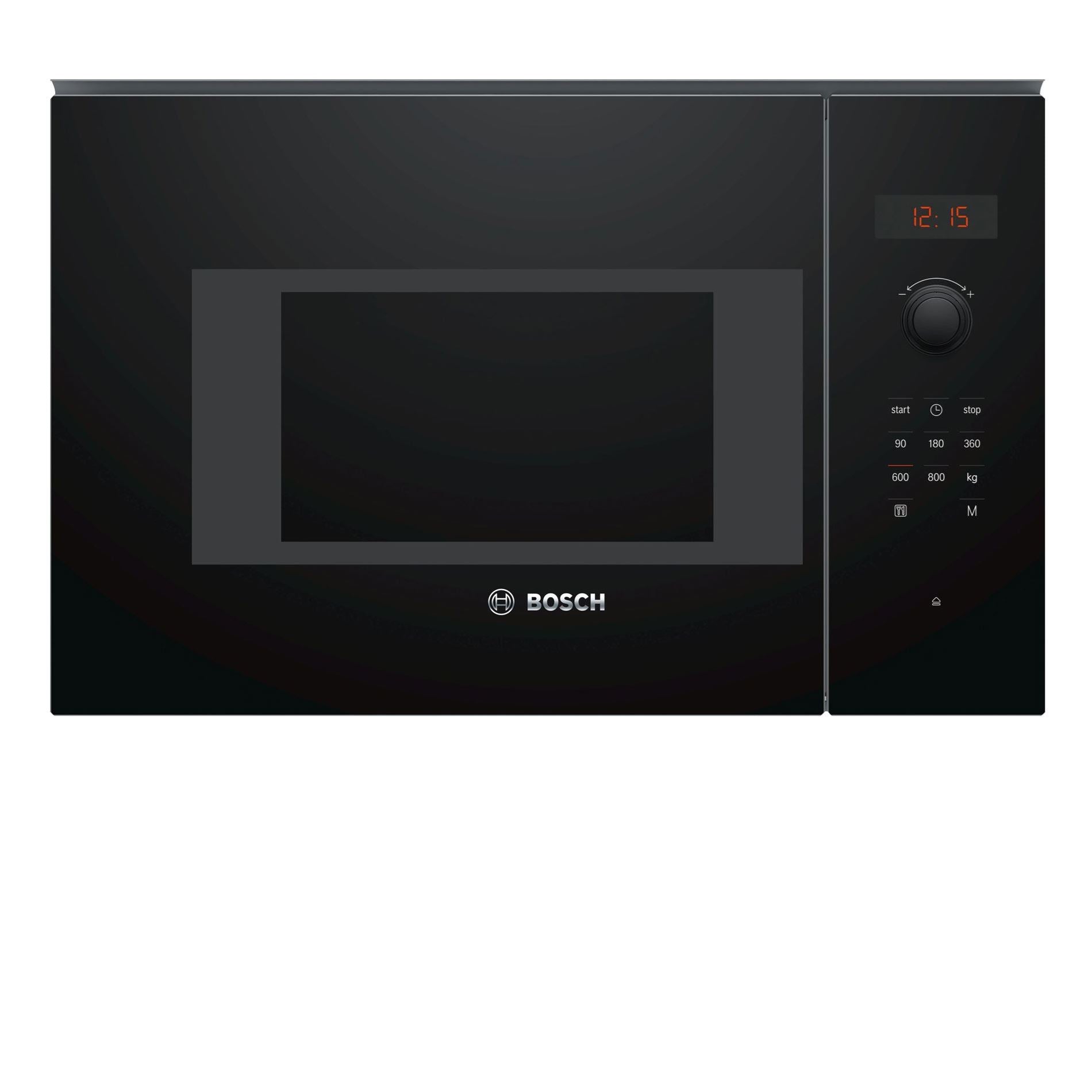 Bosch BFL523MB0B Solo Microwave Integrated in Black GRADE A