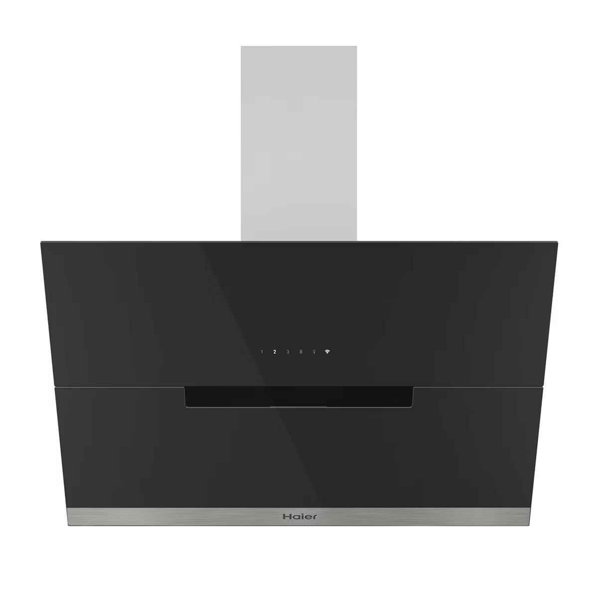 Haier HADG9DS2XWIFI 90cm Angled Glass Cooker Hood in Black