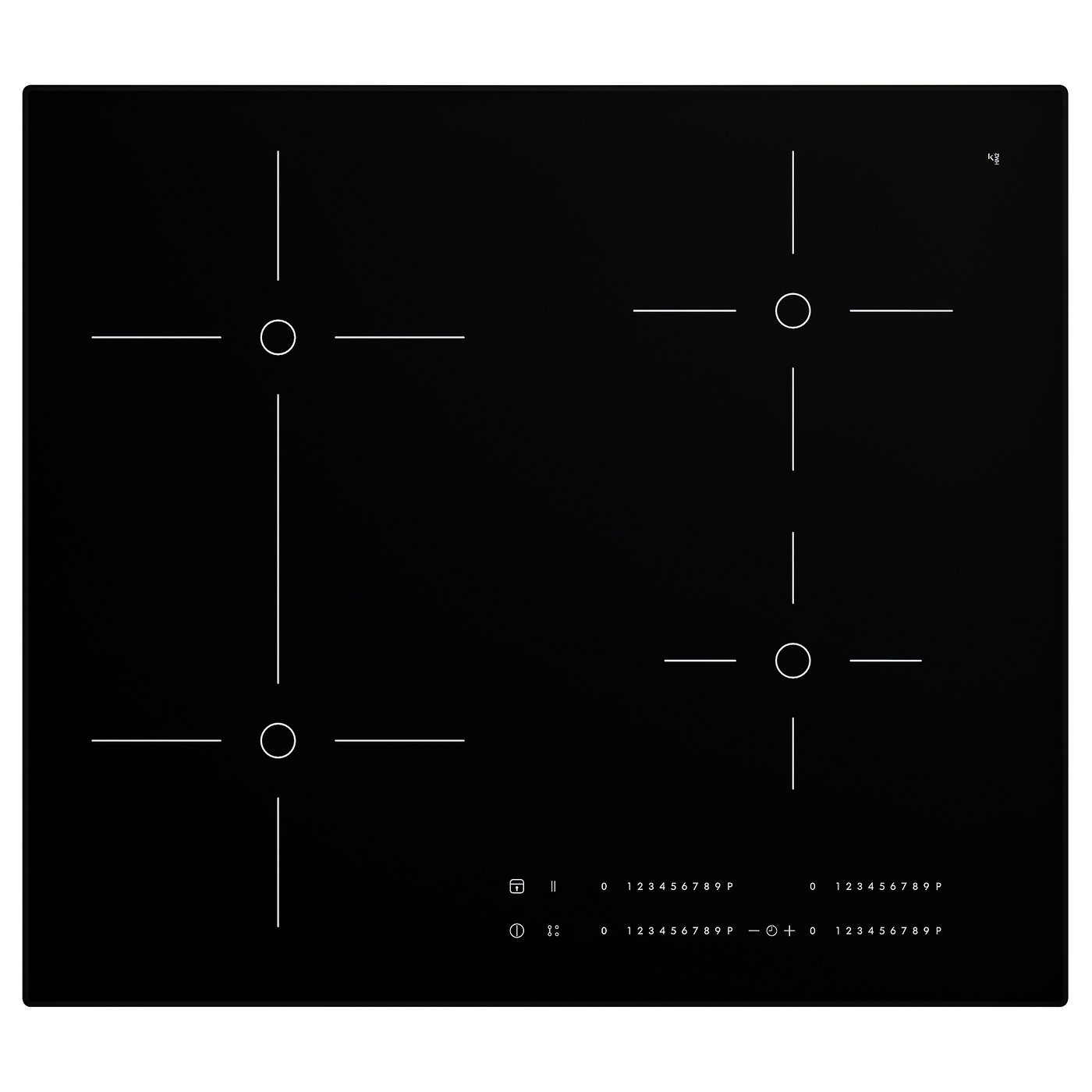AEG Built SMAKLIG 202.228.30 Induction Hob 60cm 4 Zone in Black