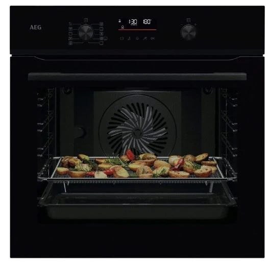 AEG NBS6P53PAB 6000 Sense Cook Integrated Single Oven in Black GRADE A