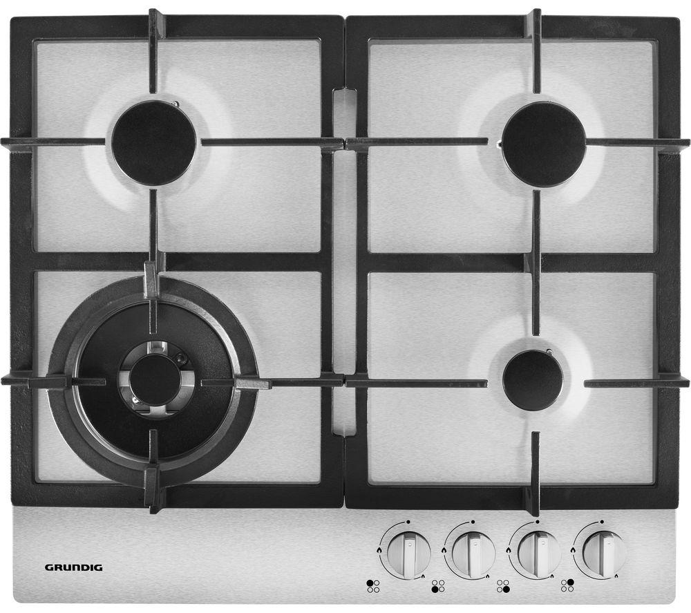 Grundig GIG62434250X Gas Hob 60cm 4 Burner in Stainless Steel GRADE B