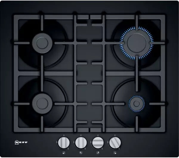 Neff T26CB49S0 Gas Hob 60cm 4 Burner in Black GRADE B