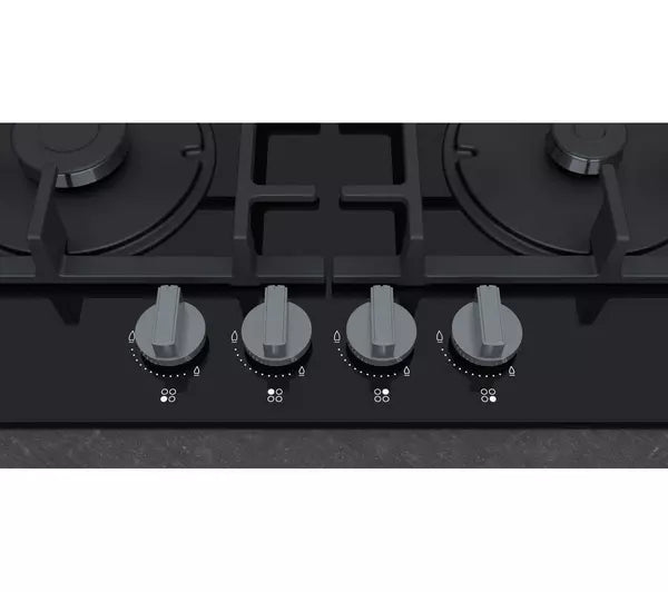 Neff T26CB49S0 Gas Hob 60cm 4 Burner in Black GRADE B