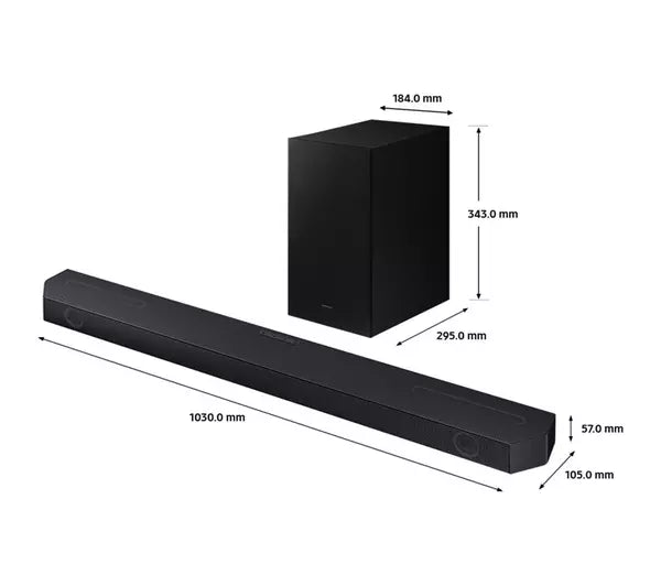 Samsung HW-Q600C/XU Soundbar + Subwoofer Wireless 3.1.2ch in Black GRADE A