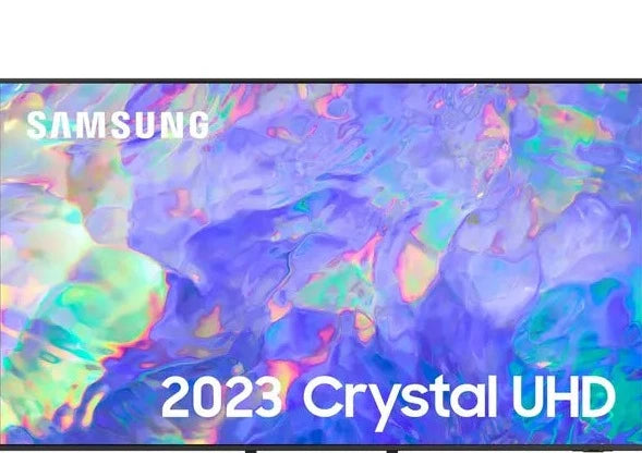 Samsung UE55CU8500KXXU Television 55" 4K Crystal UHD TV (2023) WALL MOUNT ONLY
